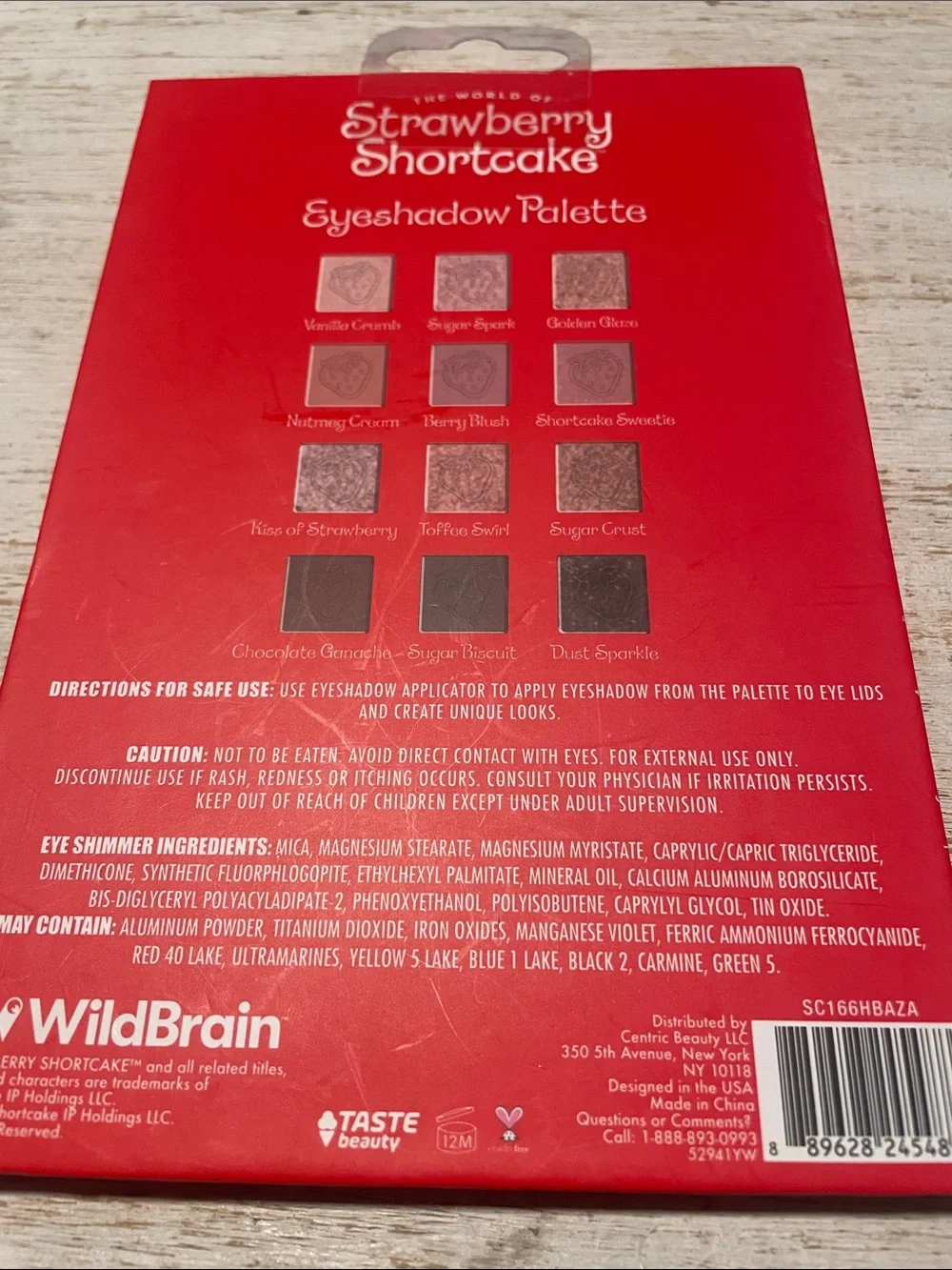 Strawberry Shortcake Eyeshadow Palette - Strawberry Shortcake Licensed